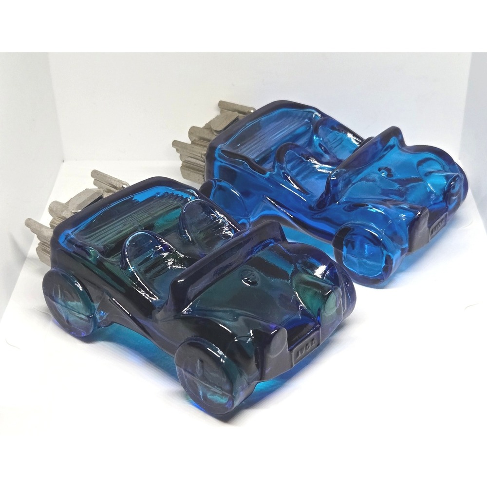 Vintage Avon After Shave "Spicy" Dune Buggy Car Decanters‎ 5 oz 1 Full, 1 Empty